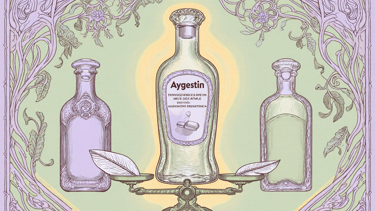 Aygestin (Norethindrone) vs Alternative Progestins - Complete Comparison