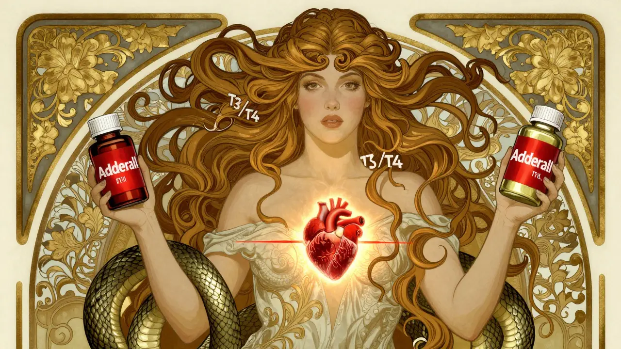 Hyperthyroidism and Stimulant Medications: Heart and Anxiety Risks