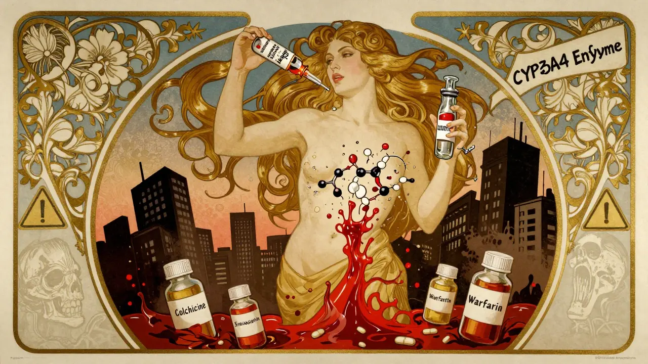 Clarithromycin Drug Interactions: Dangerous Combinations to Avoid